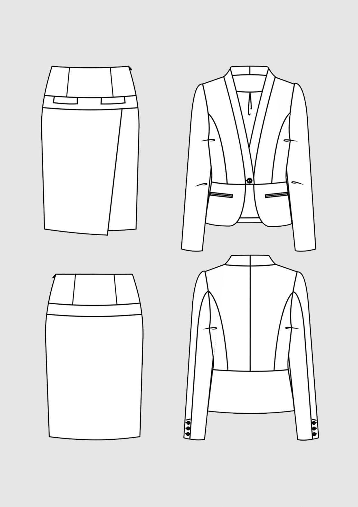 Produkt: Schnittmuster Business-Kostüm